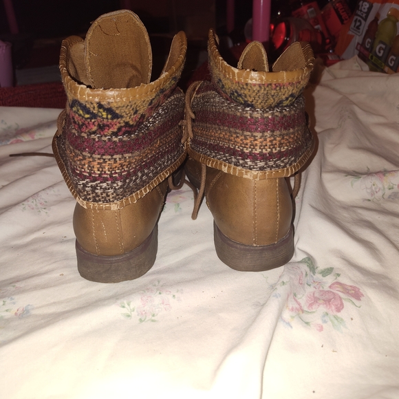 Rock & Candy Brown Lace-Up Ankle Booties - Picture 9 of 13